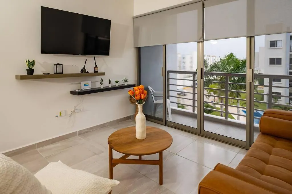 Acogedor Con Amenidades Unicas En Long Island Apartment Cancun