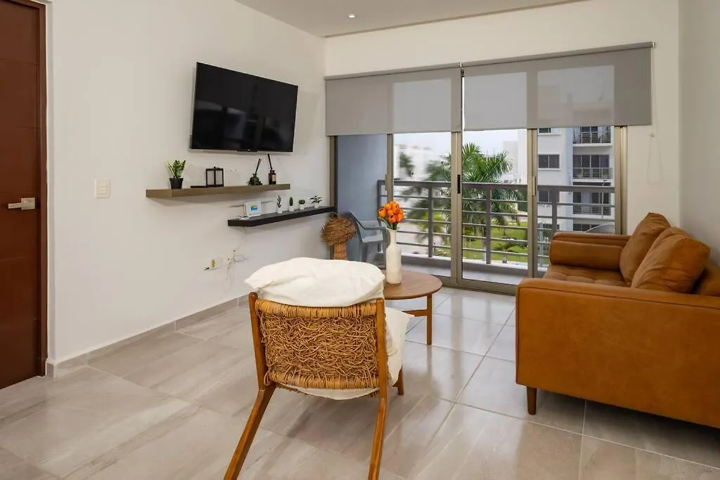 Acogedor Con Amenidades Unicas En Long Island Apartment Cancun